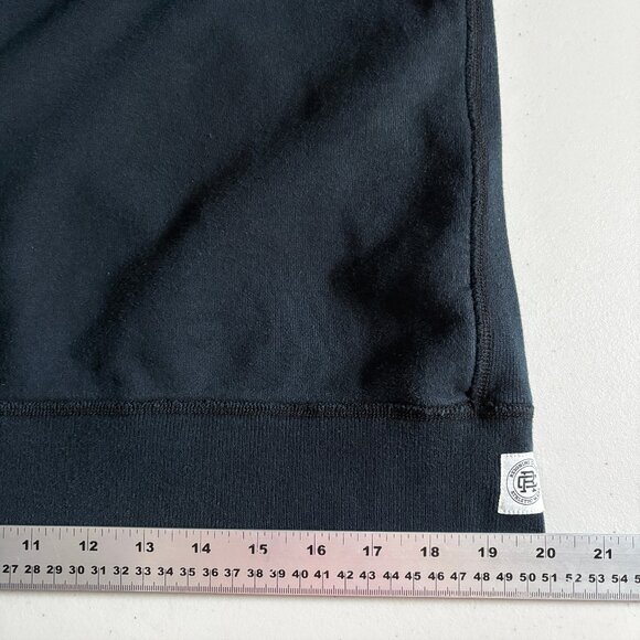 Reigning Champ Cotton Crewneck Pullover Sweatshirt - Men's Size M - Black - Picture 8 of 8